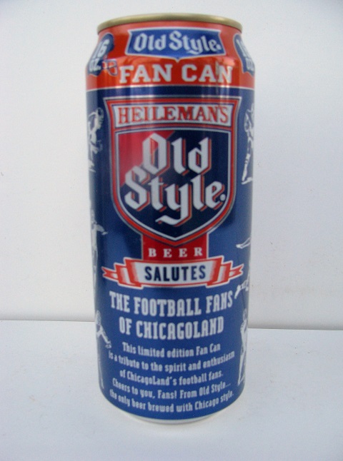 Old Style - Fan Can - 2002 Bears Schedule - 16oz - T/O - Click Image to Close