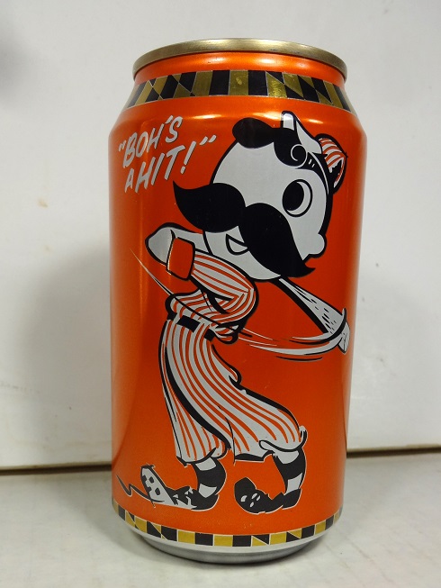 National Boh - Orioles - Mr Boh Swinging the Bat -12oz