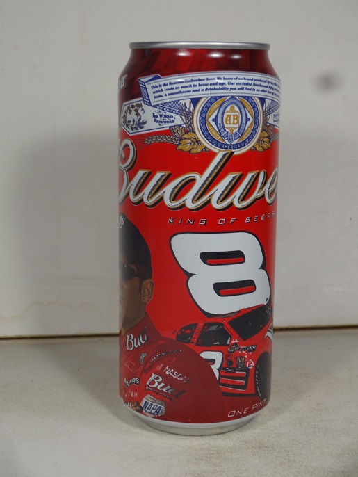 Budweiser - NASCAR - #8 - Dale Earnhardt Jr - red - 16oz - T/O - Click Image to Close