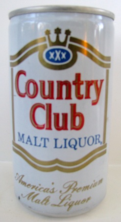 Country Club Malt Liquor - aluminum - Click Image to Close