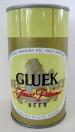 Gluek - Cold Spring - SS - Click Image to Close