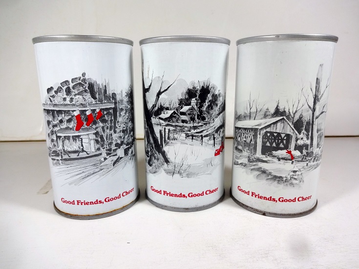 Iron City - Christmas/Winter Scenes - Draft Beer - 3 cans - Click Image to Close