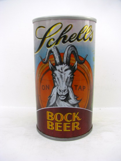 Schell's Bock Beer - gray goat - 1979