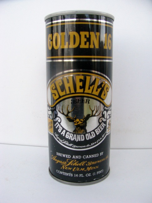 Schell's Golden 16 - 16oz - black/silver/gold - Click Image to Close