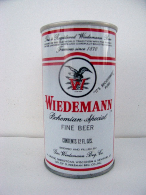 Wiedemann Fine Beer - USBC 134-34 - T/O - Click Image to Close
