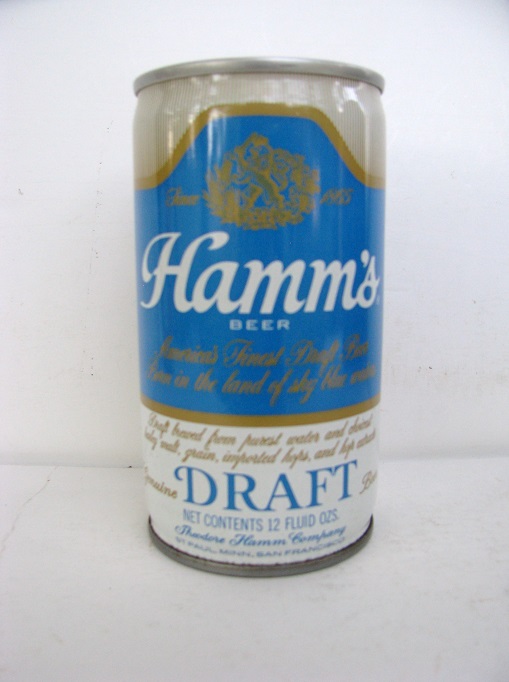 Hamm's Draft - Hamm's - enamel - crimped - Click Image to Close