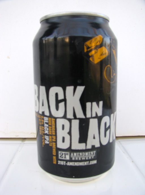 21st Amendment - Back in Black - Black IPA