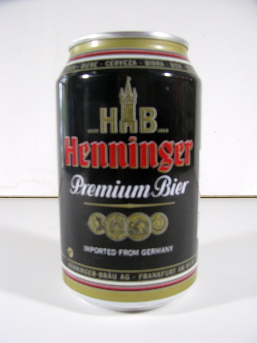 Henninger Premium Beer - T/O - Click Image to Close
