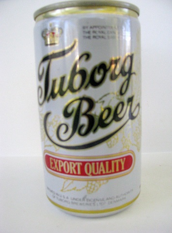 Tuborg Beer - white - Click Image to Close