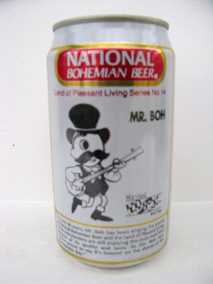National Bohemian - #14 Mr Boh - T/O - Click Image to Close