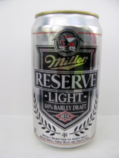 Miller Reserve Light - Click Image to Close