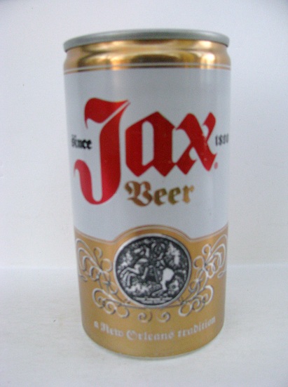 Jax - gold/white - aluminum - w silver lettering - Click Image to Close
