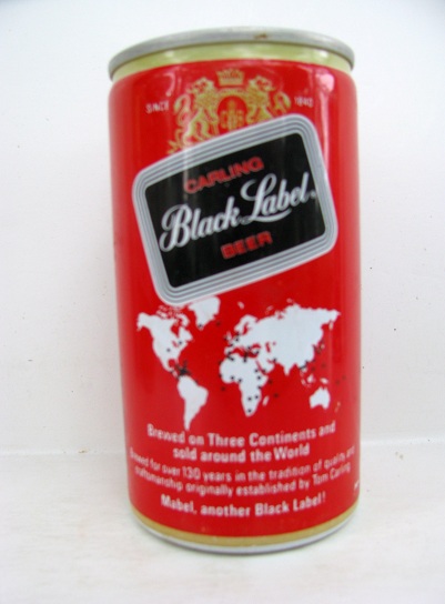 Black Label - red w world map - Baltimore - Click Image to Close