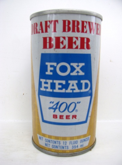 Fox Head 400 - contents on 2 lines bf - Click Image to Close