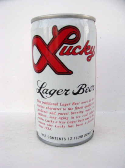 Lucky Lager - Falstaff - crimped - Click Image to Close