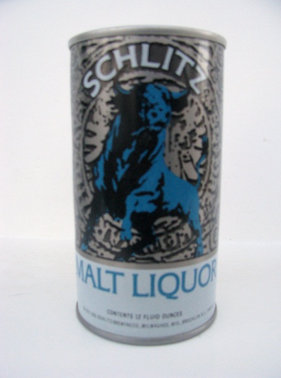 Schlitz Malt Liquor - 1973 enamel - SS - T/O