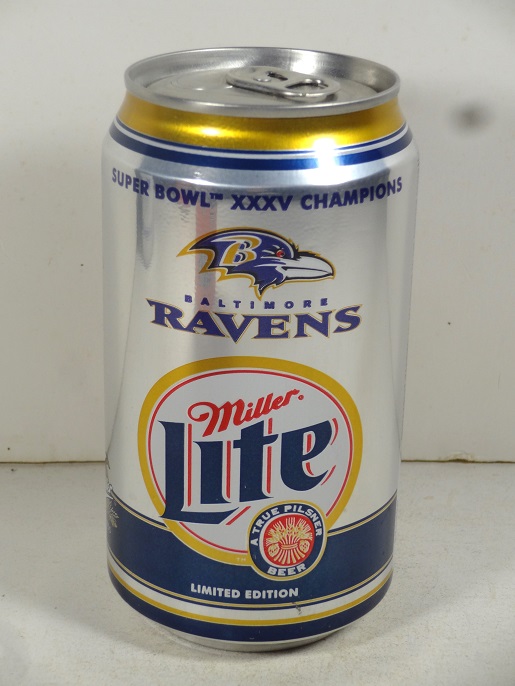 Miller Lite - Baltimore Ravens Super Bowl XXXV Champions