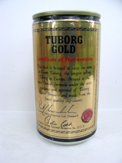 Tuborg Gold - Certificate Of Authenticity - 2 signatures