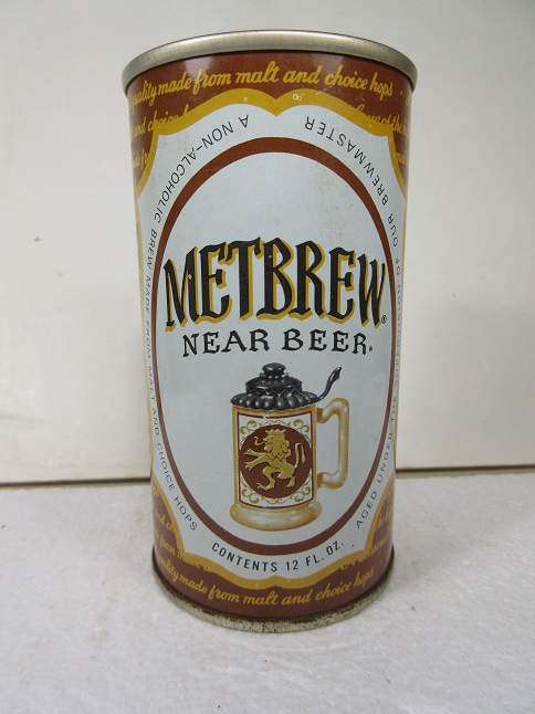 Metbrew Near Beer - narrow seam & lighter brown - Click Image to Close