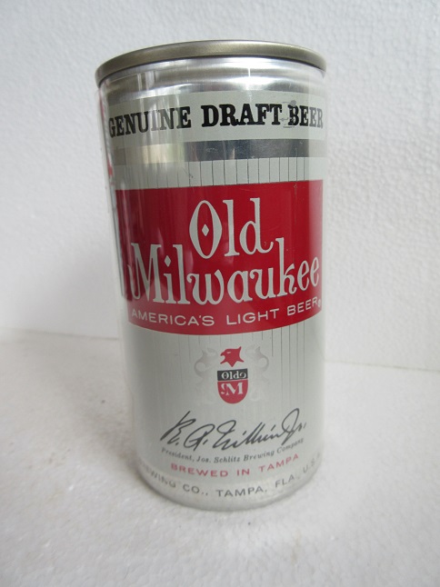 Old Milwaukee Genuine Draft - 1967 - "Brewed In Tampa" - Click Image to Close
